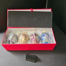 Joan Rivers Classics Faberge Inspired Christmas EGG Ornaments Set Of 4 picture