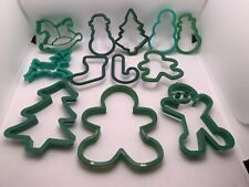 huge cookie cutter lot 12 Cookie Cutters Holiday, Gingerbread Man picture