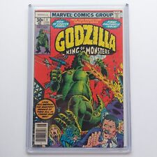 Godzilla #1 NEWSSTAND 1977 Marvel Comics King of the Monsters picture