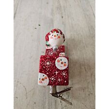 Patricia Breen jolly surprise snowman Jack in the box clip ornament vintage glit picture