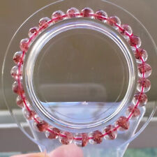 6.5mm Natural Beautiful Strawberry Quartz Crystal Gems Round Beads Bracelet AAA picture