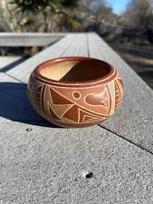 Santa Clara Pueblo Polychrome Redware Pottery Pot picture