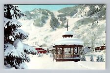 Aspen CO-Colorado, Aspen Mountain From Paepcke Park Vintage Souvenir Postcard picture