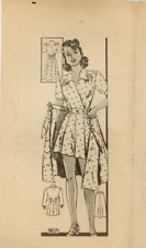 Vintage Playsuit and Skirt Size 12 UNCUT Pattern 1940s mailorder Anne Adams 9071 picture