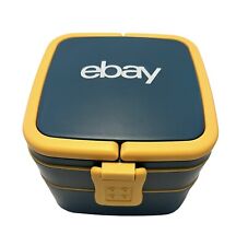 eBay Logo Bento Lunch Box Branded Bento Box Container eBayana Blue Yellow Swag picture