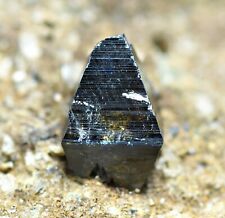 217 Gram Rare Blue/Yellow Shaded Anatase Crystals With Quartz On Matrix picture
