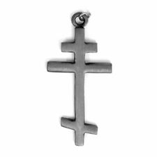 Authentic US Army Orthodox Triple Bar Cross Pendant NSN# 9925-01-451-2315  picture