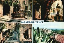 Vintage Postcard Facade Rosace Sud Cathedral Notre Dame de Paris France picture