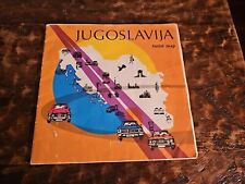 Jugoslavija Turist Map Vintage 1979 picture