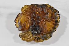 Fabulous Very Large Amber Carving Fetish by 