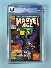 Marvel Age #97 (Preview appearance of Darkhawk) 1991 CGC 9.4 picture