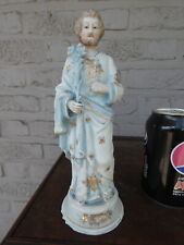 Antique porcelain saint joseph figurine statue picture