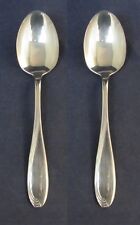 SET OF TWO - Oneida Silverplate SILVER SCROLL Serving Spoons picture