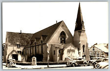 RPPC Vintage Postcard - Santa Rosa, California - Baptist Church Built in Redwood picture