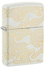 Zippo Waves Design White Matte Windproof Lighter, 48909 picture
