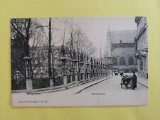 cpa BELGIUM BELGIUM BRUSSELS Small Sablon DELIVERY CHIEN DOG CART coupling picture