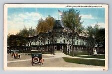 Cambridge Springs PA-Pennsylvania, Hotel Riverside, Advertise, Vintage Postcard picture