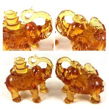 Amore Jewell New Elephant Dual (2pcs/Set) - Liuli Crystal Glass ONLY ONE left picture