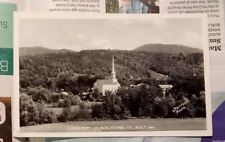Community Church Stowe Vermont RPPC Postcard Stafford picture
