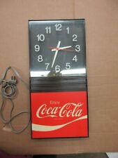 Vintage Enjoy Coke Hanging Wall Clock Sign Advertisement  B8 picture