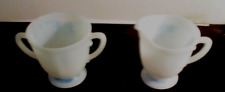 AMERICAN SWEETHEART  MONAX  DEPRESSION GLASS  SUGAR & CREAMER BY MAC BETH EVANS picture