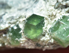 19 Gram Rare Demantoid Garnet Crystals On Matrix picture