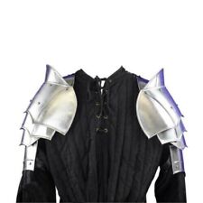 Medieval Steel Larp Warrior Gothic Pair Of Pauldrons Armor Shoulder Costume Item picture