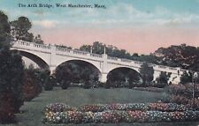 Postcard MA West Manchester Massachusetts The Arch Bridge c.1917  H4 picture