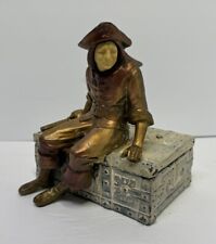 Antique J.B. Hirsch Pirate Sitting On Treasure Chest  c. 1930’s See Details picture