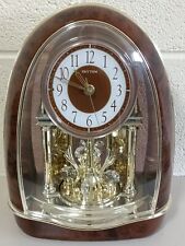 Nightingale Classic Rhythm Mantle Clock 4RH781WD23 Brown Swarovski Crystal picture
