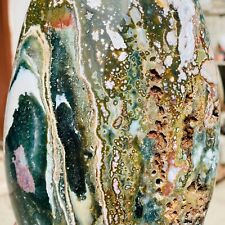 7.41lb Rare Old Ore Natural Green Ocean Jasper Quartz Crystal Specimen Healing picture