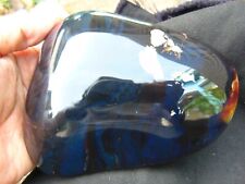 378 gr Full Polished Indonesia dark blue Amber picture