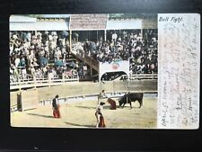Vintage Postcard 1908 Bull Fight Texas picture