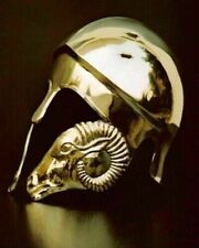 18GA Steel Medieval Armor Ancient Greek Helmet SCA LARP OOSPLAY REENACTMENT ICA picture