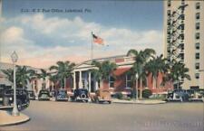 U.S. Post Office,Lakeland,Fla.,FL Polk County Florida Lakeland News Co. Postcard picture