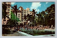 Miami FL-Florida, Vanderbilt Hotel, Advertising, Vintage Postcard picture