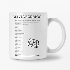 Olivia Rodrigo The OVO Hydro Glasgow May 8, 2024 Replica Setlist Mug picture