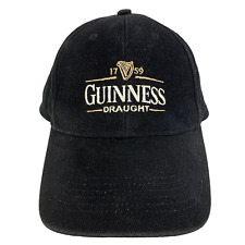 Guinness Draught Hat Spell Out Logo Beer Golf Bar Baseball Adjustable Dad Cap picture
