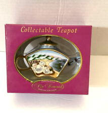 My Treasure Genuine Porcelain Hand painted Collectable Teapot Figurine NIB picture