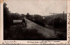 Postcard OH Lisbon, Ohio; The Canton Bridge 1907 Undivided Back G4 picture