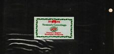   OLDER MID 80'S SEASON GREETINGS BLUEFIELD-PINEVILLE COAL MINING STICKER  # 145 picture