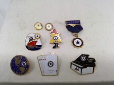 Group of 8 Vintage American Legion Pins - Illinois picture