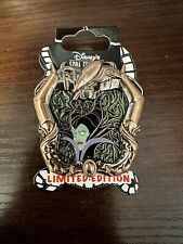 DSSH DSF DISNEY Maleficent Stained Glass Villians Framed Pin LE 400 picture