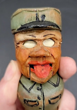 Anri Italian Hand Crafted Bottle Stopper Eye Roll Tongue Out picture