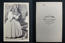 Lehmann, Penzing, Austrian Violinist, ID Vintage Albumen Print. C picture