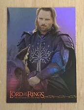 2003 Topps The Lord of Rings Return King Prismatic Foil Aragorn #1 picture