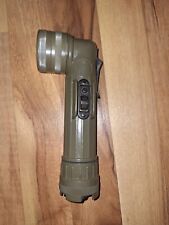 Vintage Fulton MX-991/U Right Angle Flashlight U.S. Army Green Made in USA picture