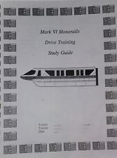 Disney World Mark VI Monorail Drive Training Study Guide.  Cast Member... picture