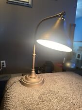 vintage large 31” gooseneck metal table lamp picture