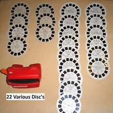 Vintage {View-Master Viewer & 22 Discs} Rare Disney Reels. **See Pictures** picture